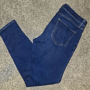 a.n.a Dark Blue Skinny Jeans for Women
